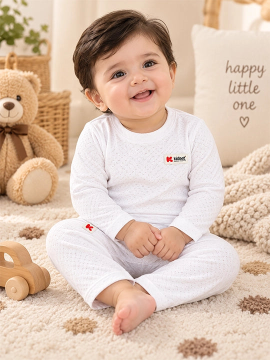 KidKet 100% Natural Color Dotted-Texture-  Jacquard (SGS LAB TESTED) UNISEX