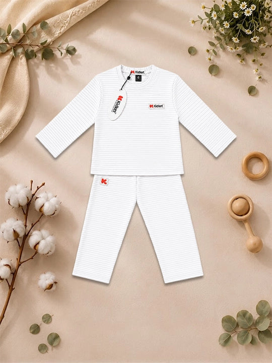 KidKet 100% Natural Color Cotton Fine-Line  -  Jacquard (SGS Lab Tested) UNISEX